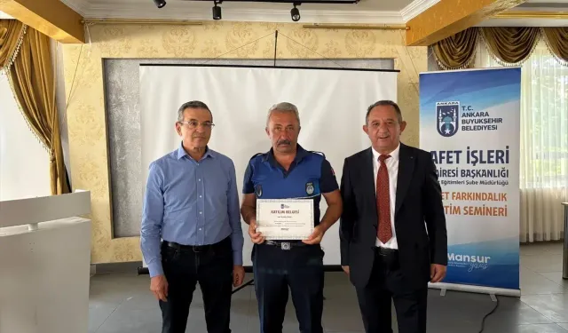 Güdül'de Afet Farkındalık ve Yangın Eğitimi