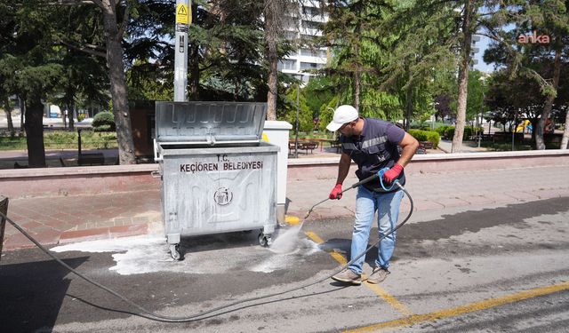 Keçiören Belediyesi'nden Geniş Kapsamlı Temizlik Seferberliği