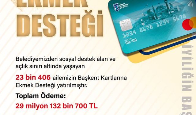 Ankara’da Dayanışma Büyüyor: Mansur Yavaş'tan 23 Bin 406 Aileye Ekmek Desteği