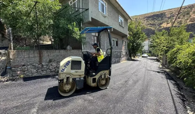 Yeşilöz'de Asfalt Çalışmaları Devam Ediyor