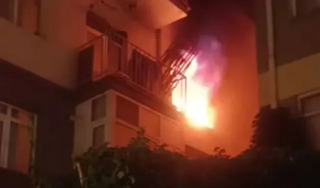 Ankara'da 7 Katlı Apartmanda Yangın Paniği