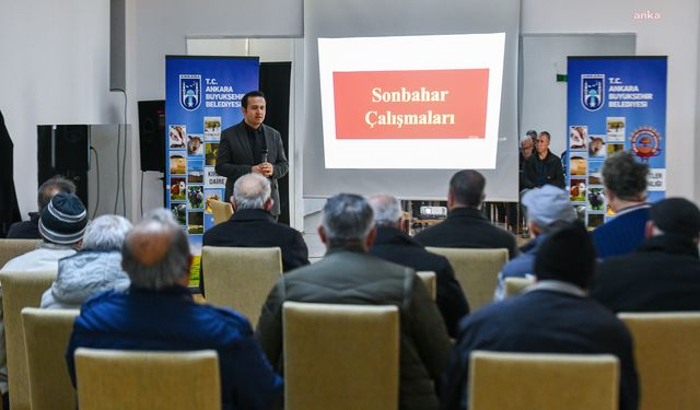Ankara Büyükşehir Belediyesi'nden  "Arılarda Sonbahar Bakımı ve Kışlatma" Eğitimi