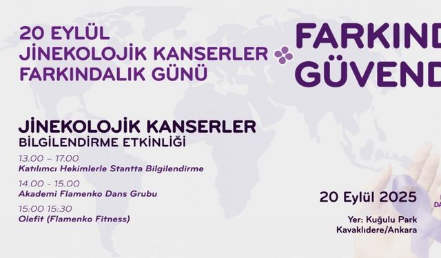 Çankaya Belediyesi, 20 Eylül Dünya Jinekolojik Kanserler Farkındalık Günü Etkinliği Düzenliyor