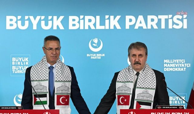 Filistin'in Ankara Büyükelçisi'den Destici'ye Ziyaret