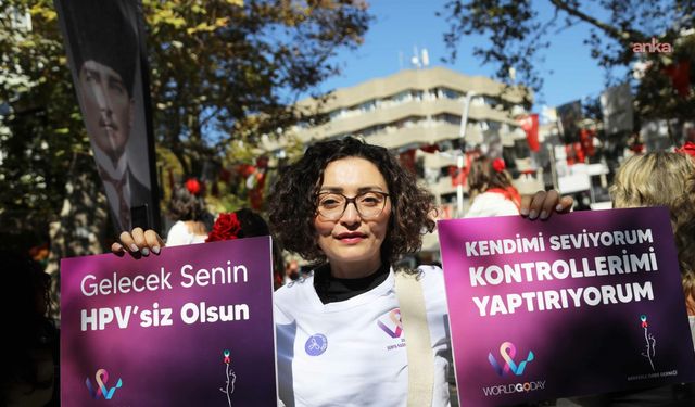 Kuğulu Park’ta Jinekolojik Kanser Uyarı Etkinliği