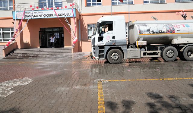 Keçiören Belediyesi’nden Okullarda Temizlik Seferberliği