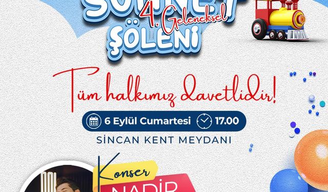 Sincan Sünnet Şöleni 6 Eylül'de