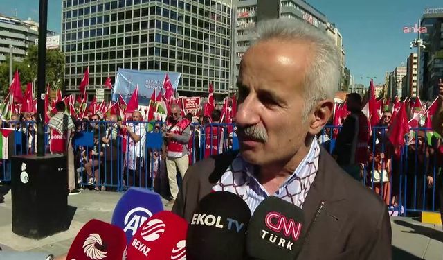 Bakan Uraloğlu, Ankara'da Filistin'e Destek Yürüyüşüne Katıldı