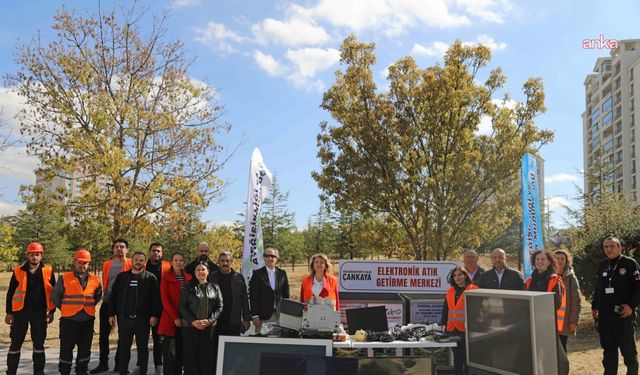 Çankaya'da Elektronik Atıklar Geri Dönüşüyor