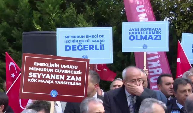 Türkiye Kamu-Sen'den TBMM Önünde Zam Açıklaması