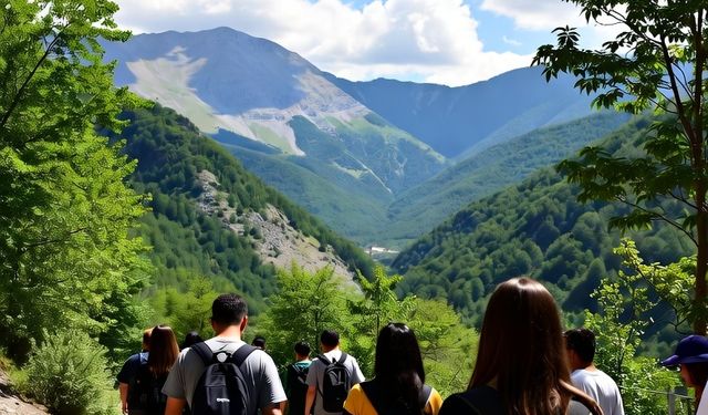 ABB'den Üniversitelilere Kızılcahamam Soğuksu Milli Parkı Gezisi