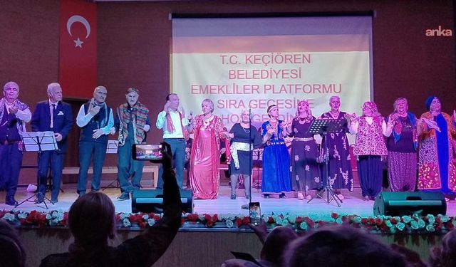 Keçiören Belediyesi Emekliler Platformu'ndan “Sıra Gecesi” Buluşması