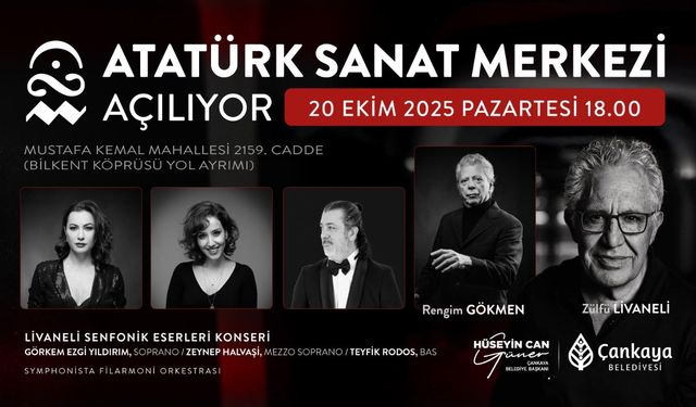 Çankaya'da Atatürk Sanat Merkezi Bugün Açılıyor
