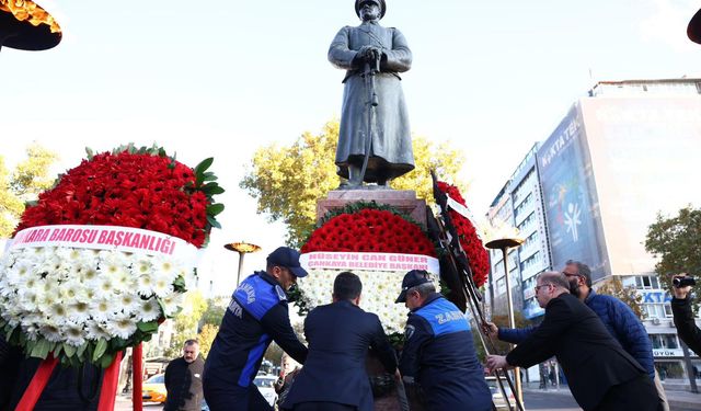 Çankaya Atasını Saygı ve Özlemle Andı