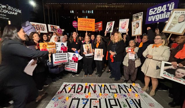 Yüzlerce Kadından Ankara Adliyesi Önünde Eylem