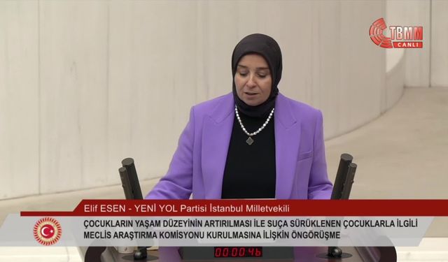TBMM'de 'Suça Sürüklenen Çocuklar' Komisyonu Kuruldu