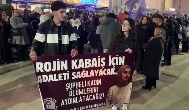 Yüzlerce Kadın Rojin Kabaiş İçin Yürüdü