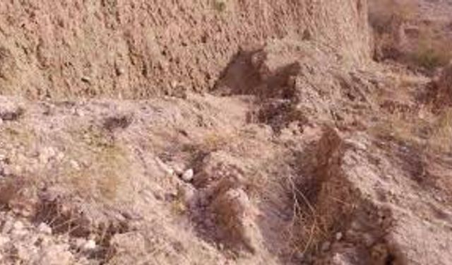 Beypazarı'nda Toprak Kayması