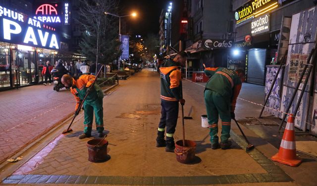 Çankaya Belediyesi Kızılay'da Cadde ve Sokakları Yeniliyor