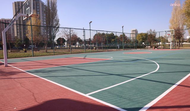 Çankaya Belediyesi, 19 Parktaki Spor Sahalarını Yeniledi