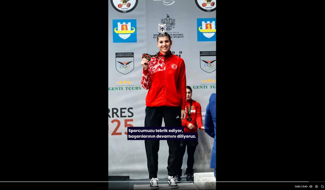 ABB Spor Kulübü'nden Avrupa'da Gümüş Madalya: Dilara Uçan Fırtınası!