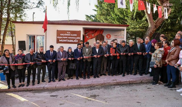 Keçiören'de Yeşiltepe Mahallesi Muhtarlık Binası Hizmete Açıldı