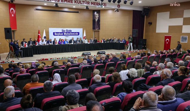 Keçiören’de Halk Buluşmalarının Bu Haftaki Durağı Basınevleri, Çiçekli ve Emrah Mahalleleri Oldu
