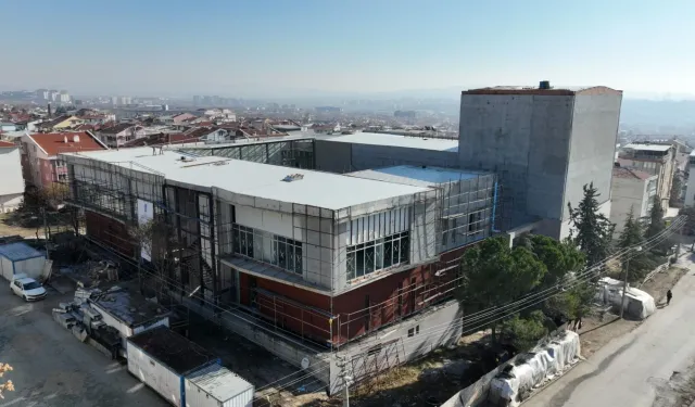 Ankara Büyükşehir Belediyesi, Polatlı’ya Değer Katacak Kültür Merkezinin Yapımına Devam Ediyor