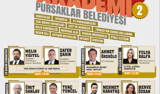 Pursaklar 2. Basın Akademisi Başlıyor