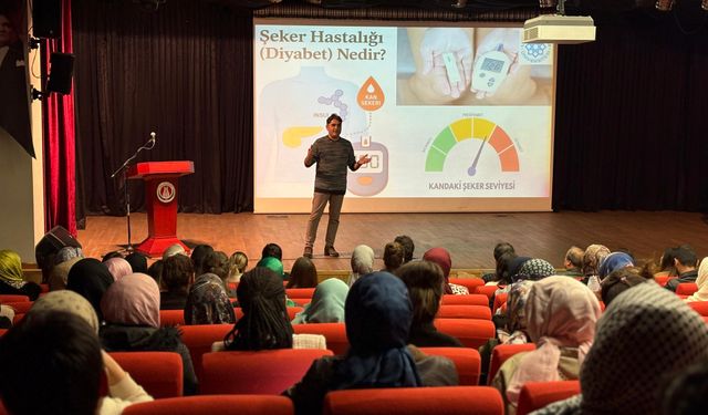 Sincan'da Diyabet ve Akciğer Kanseri Konusunda Bilgilendirme Semineri