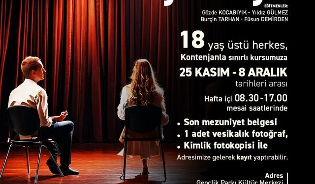 Ankara Büyükşehir Tiyatro Kursu Başvurusu İçin Yarın Son Gün