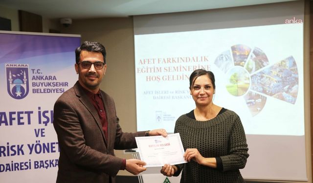 Çankaya Belediyesi Personeline Afete Hazırlık Eğitimi