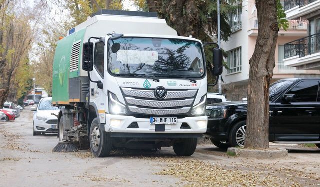 Çankaya Belediyesi'nden 124 Mahallede Temizlik