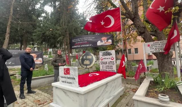 Sinan Ateş, Ölümünün 3. Yılında Mezarı Başında Anıldı