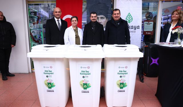 Çankaya Belediyesi, Atık İlaç Toplama Projesi'ni Hayata Geçirdi