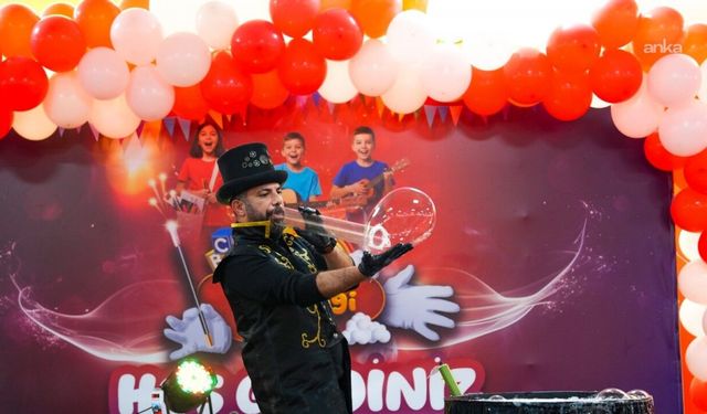 Gölbaşı'nda Çocuklar Yarıyıl Tatilinde Eğleniyor