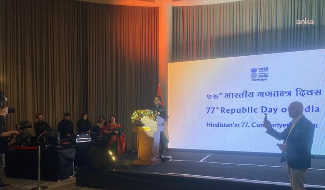 Hindistan’ın 77’inci Cumhuriyet Günü Ankara’da Kutlandı