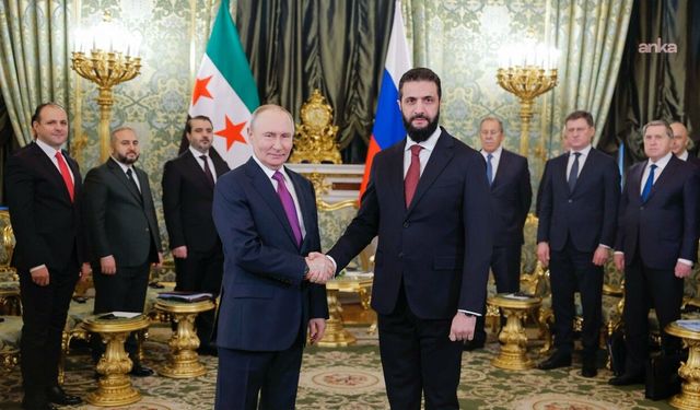 Şara ile Putin Moskova'da Görüştü