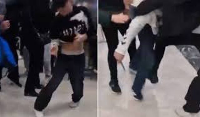 Ankara'da Alışveriş Merkezinde Bıçaklı Kavga: 1 Yaralı, 3 Çocuk Gözlem Altında