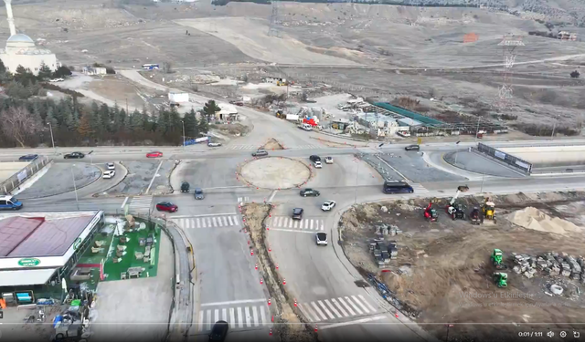 Ankara Büyükşehir Belediyesi'nden Yaşamkent'te Kavşak Düzenleme Çalışması