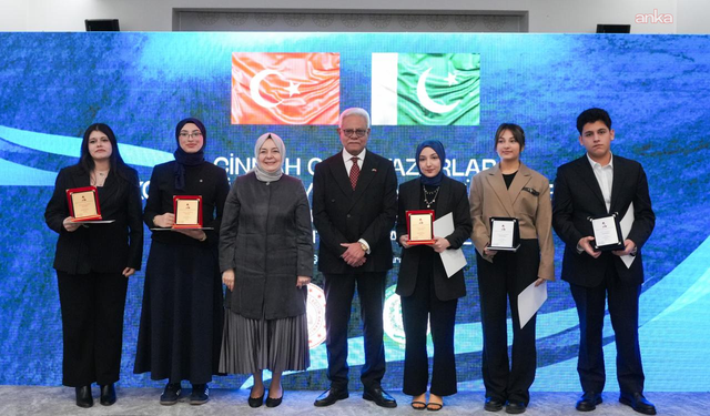 8. Cinnah Genç Yazarlar Kompozisyon Yarışması Ödül Töreni Ankara'da Yapıldı