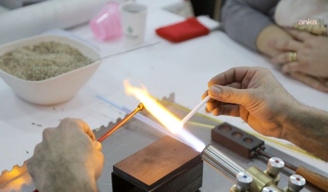Çankaya Belediyesi Cam Üfleme ve İşleme Kursuna Yoğun İlgi