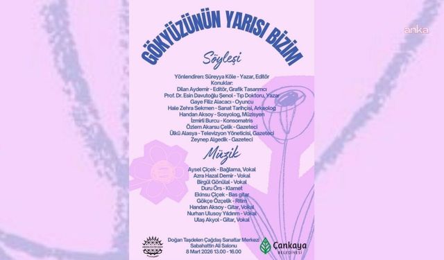 Ankara Kültür Sanat Platformu’ndan 8 Mart’ta Söyleşi ve Müzik Dinletisi