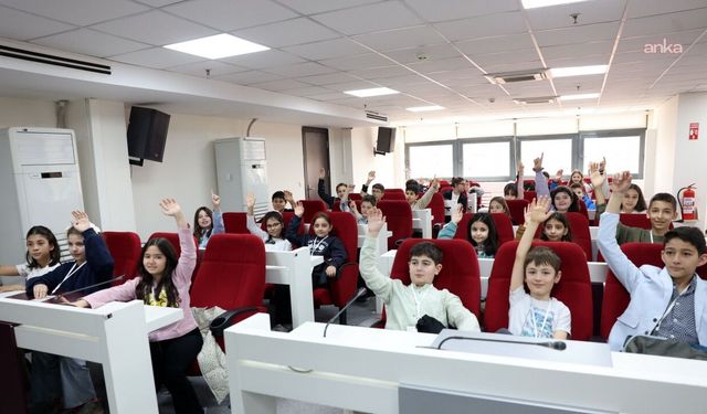 Çankaya'da Çocuk Meclisi Kuruldu