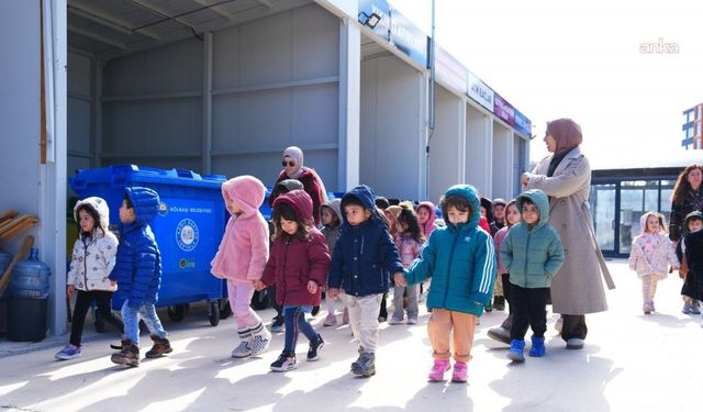 Gölbaşı Belediyesi Atık Getirme Merkezi Öğrencileri Ağırladı