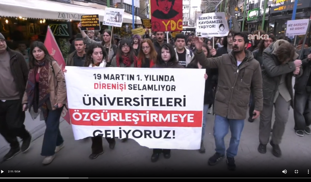 Ankara'da, 19 Mart’ın Yıl Dönümü Yürüyüşünde 30’dan Fazla Öğrenci Gözaltına Alındı