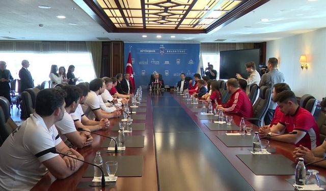 ASKİ Spor Şampiyonlarından Mansur Yavaş'a Ziyaret