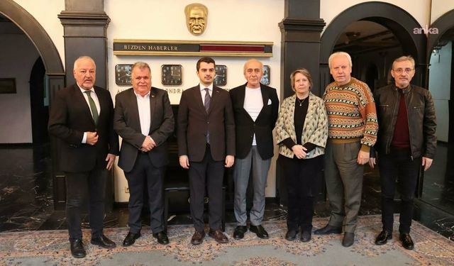 Çankaya Belediye Başkanı Hüseyin Can Güner'den Gazeteciler Cemiyeti'ne Ziyaret