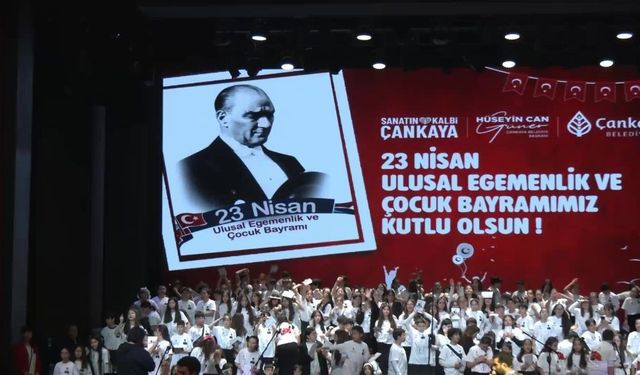 Çankaya Belediyesi 1000 Çocuk Korosu'ndan 23 Nisan Dinletisi