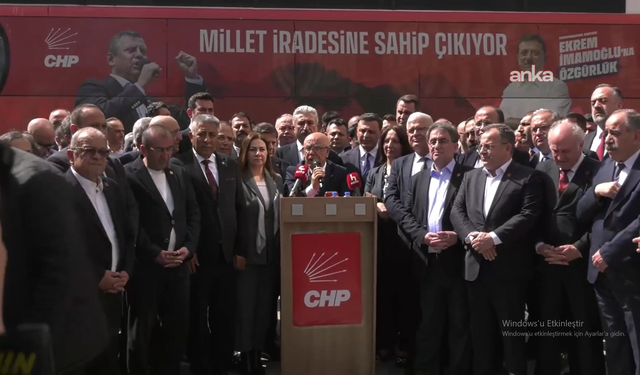 CHP'li İl Başkanları: Susmayacağız, Geri Çekilmeyeceğiz, Teslim Olmayacağız!